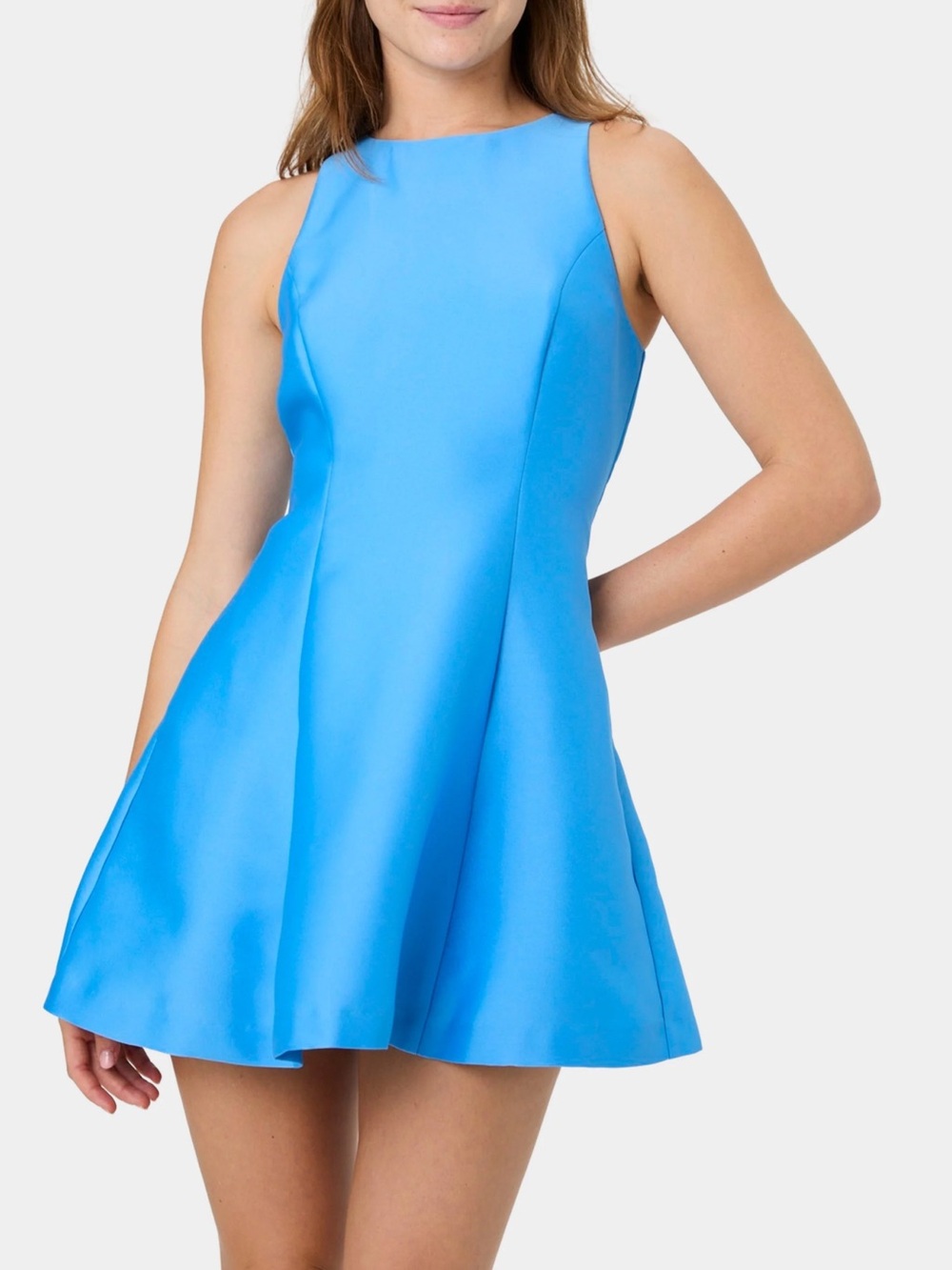 French Connection Structured Taffeta Flare Mini Dress | Style 71ZFS (NWT)